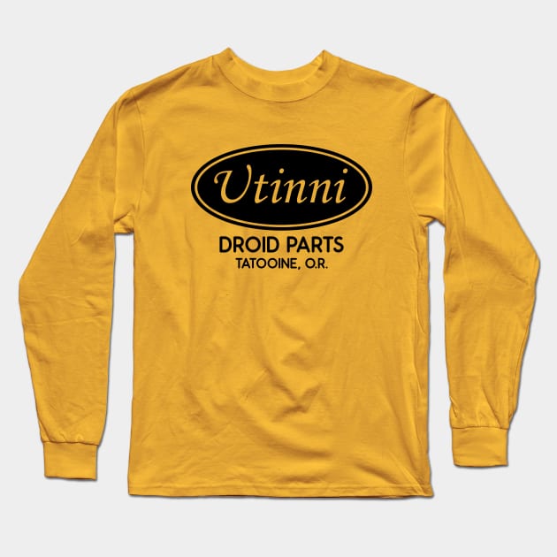 Utinni Droid Parts, Tatooine, Outer Rim Long Sleeve T-Shirt by sfcubed